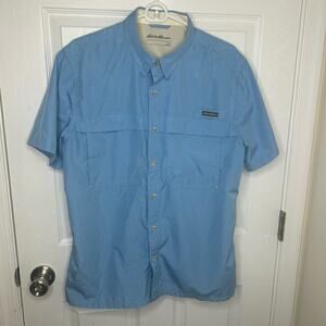 Eddie Bauer Size Large Hiking Shirt Outdoor Fishing Trail